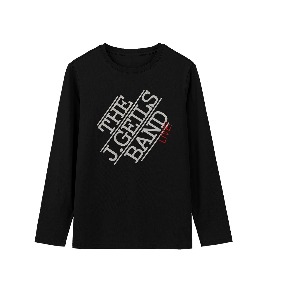 The J. Geils Band T-Shirt – Vintage Live! Album Diamond Logo Rock Graphic Tee