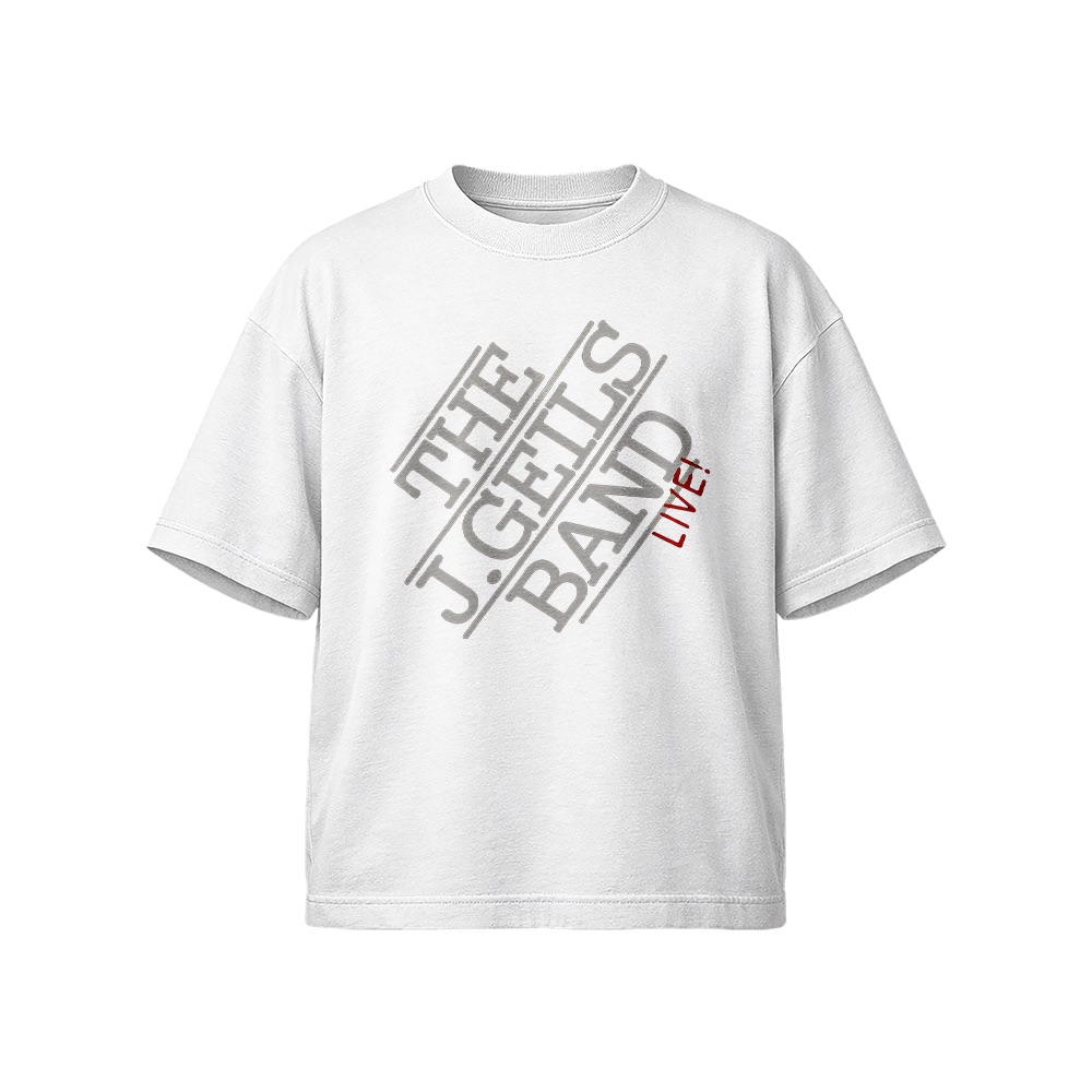 The J. Geils Band T-Shirt – Vintage Live! Album Diamond Logo Rock Graphic Tee