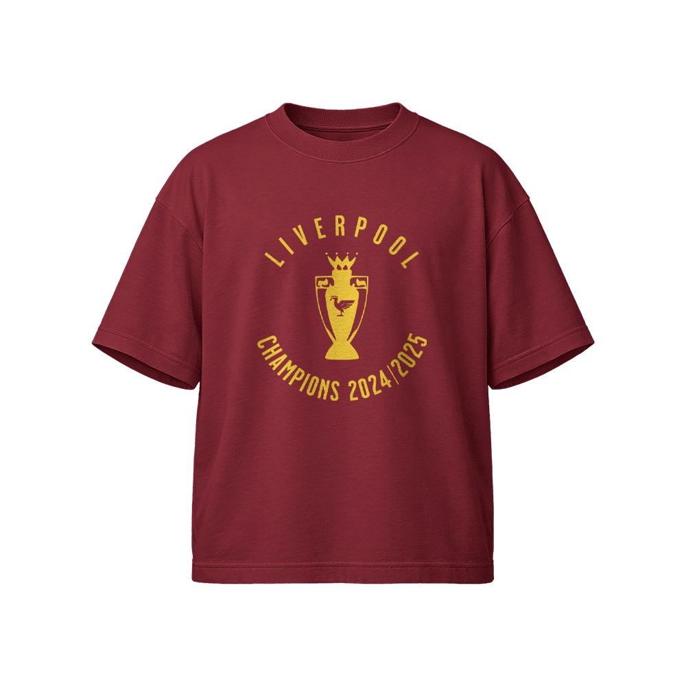 Liverpool FC T-Shirt – Vintage Champions Premier League Football Graphic Tee