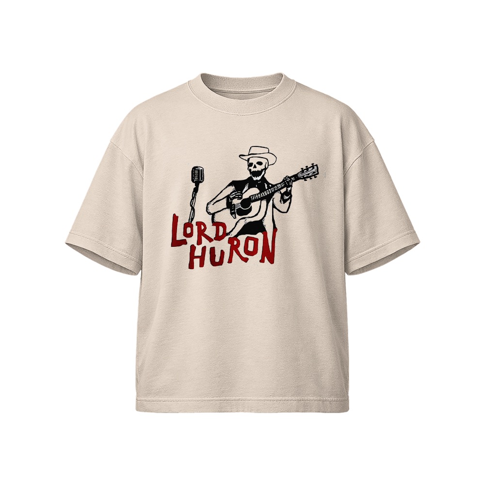 Lord Huron T-Shirt – Vintage Skeleton Cowboy Indie Folk Rock Graphic Tee