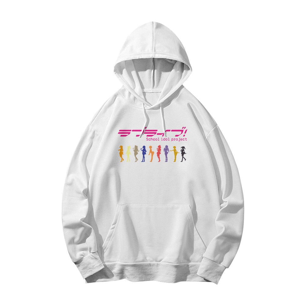 Love Live T-Shirt – Vintage School Idol Project Anime Character Silhouette Graphic Tee