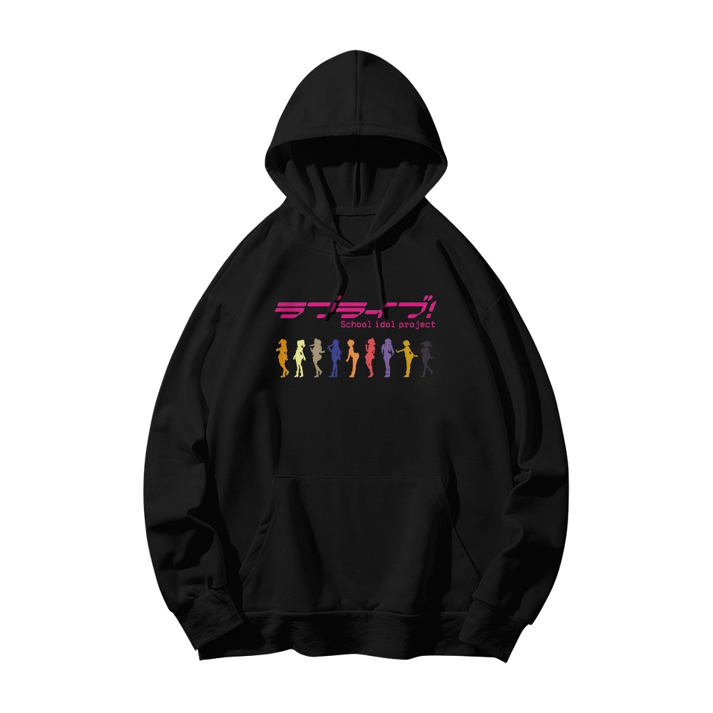 Love Live T-Shirt – Vintage School Idol Project Anime Character Silhouette Graphic Tee