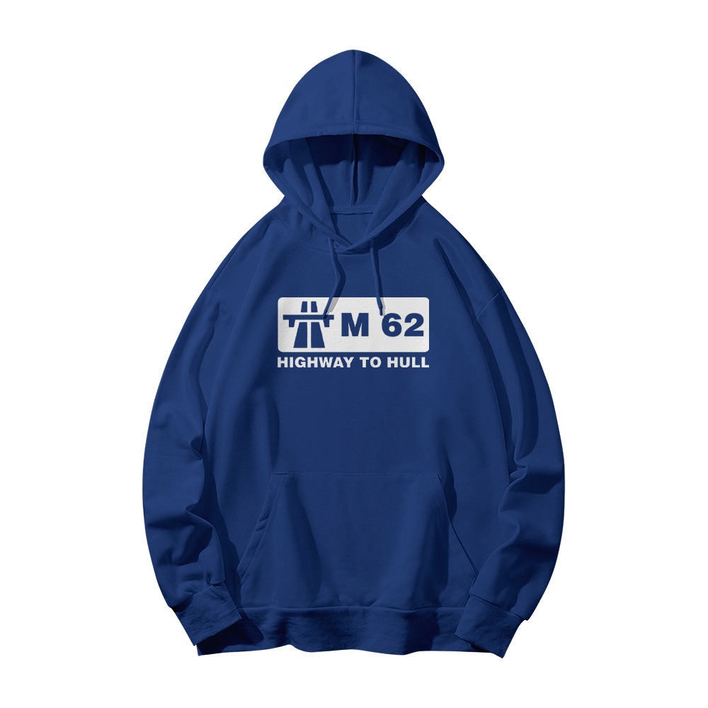 M62 Highway to Hull T-Shirt – Vintage British Motorway Road Sign Graphic Tee