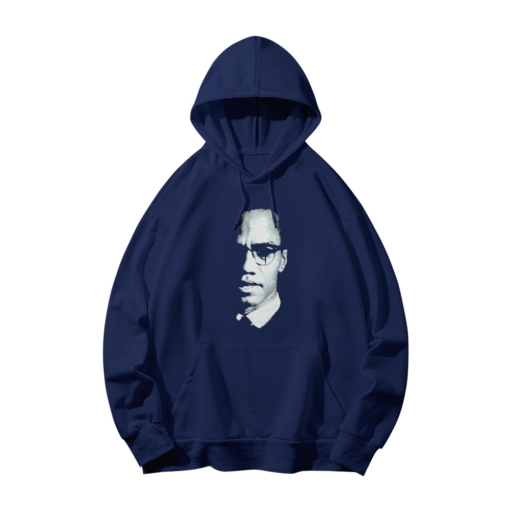 Malcolm X T-Shirt – Vintage Civil Rights Leader Portrait Graphic Tee