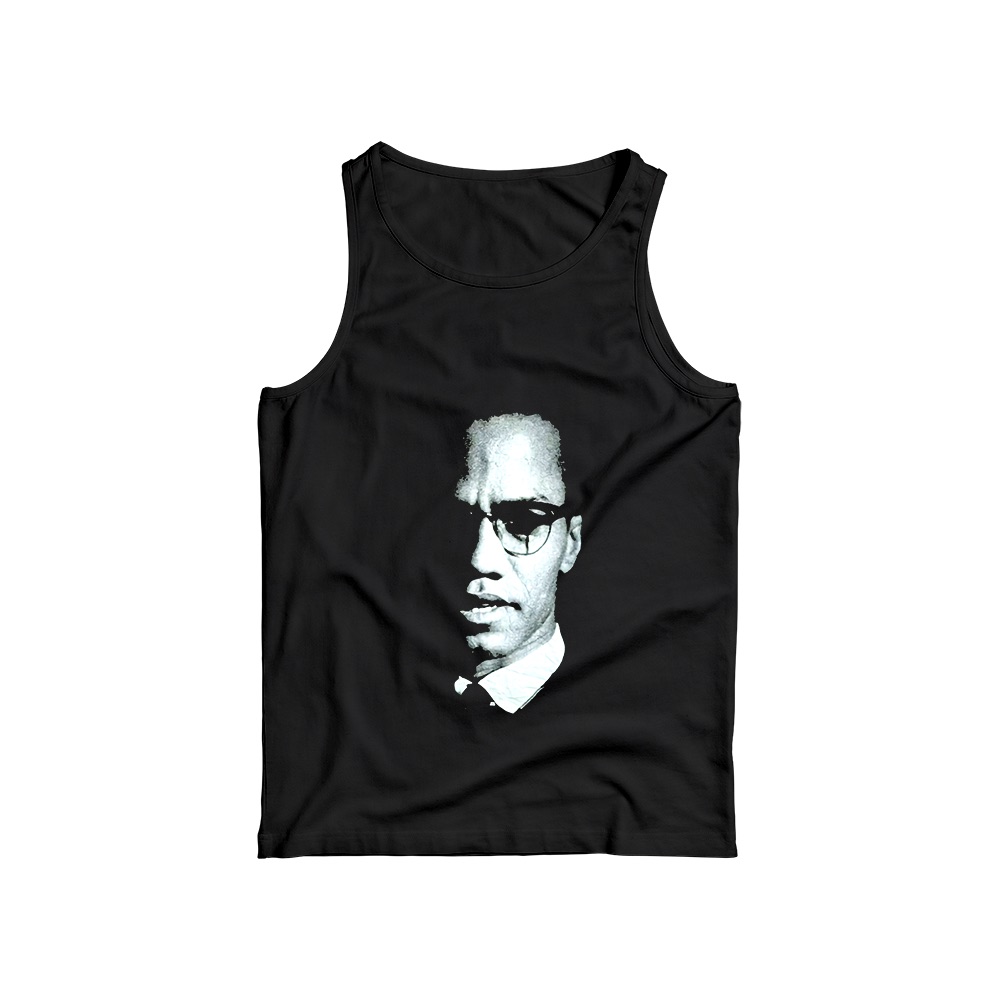 Malcolm X T-Shirt – Vintage Civil Rights Leader Portrait Graphic Tee