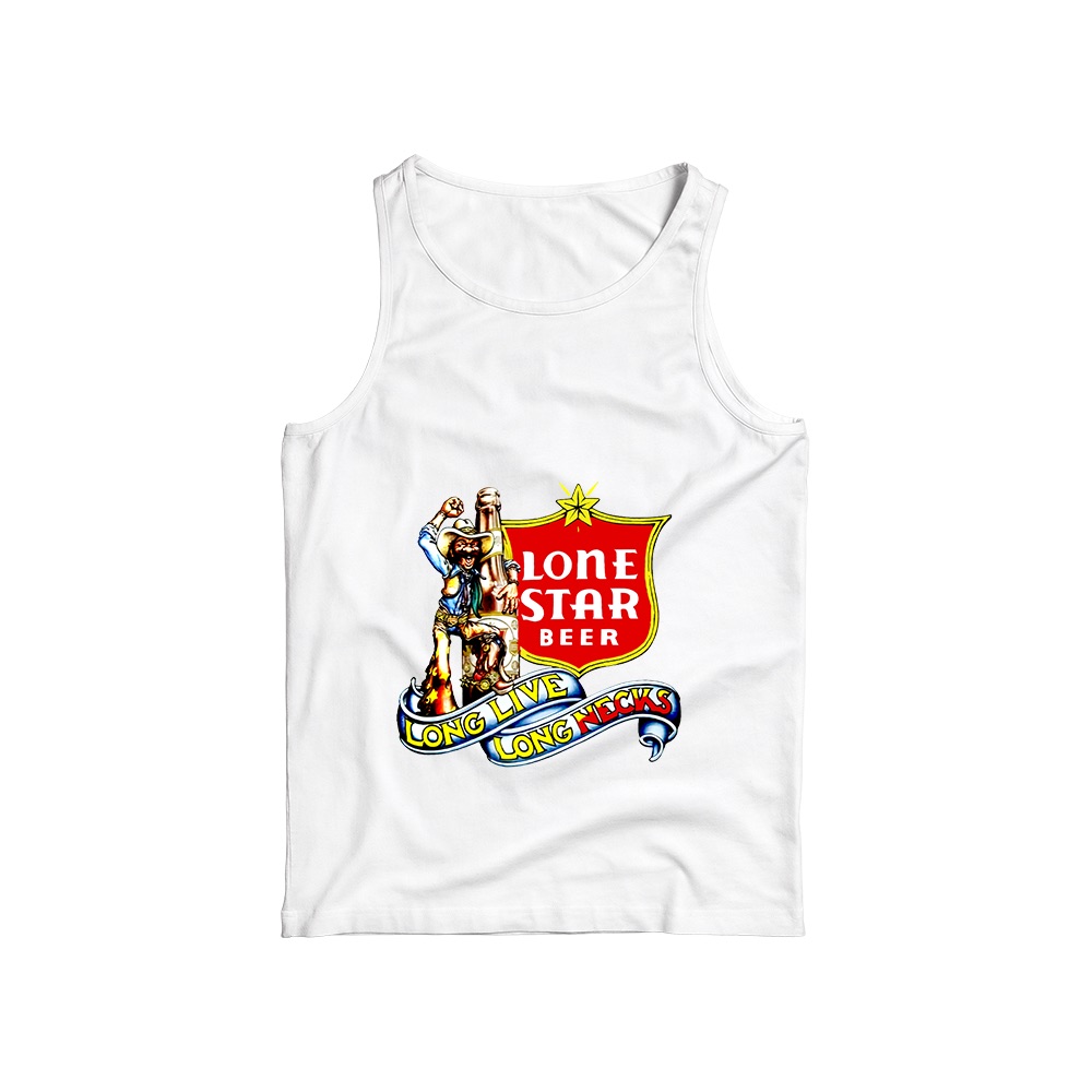 Lone Star Beer T-Shirt – Vintage Lone Star Long Live Long Necks Graphic Tee