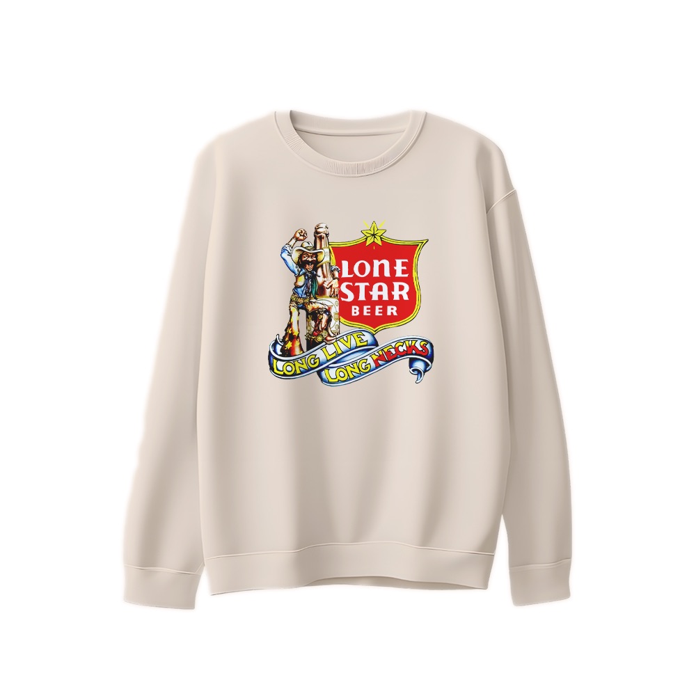Lone Star Beer T-Shirt – Vintage Lone Star Long Live Long Necks Graphic Tee