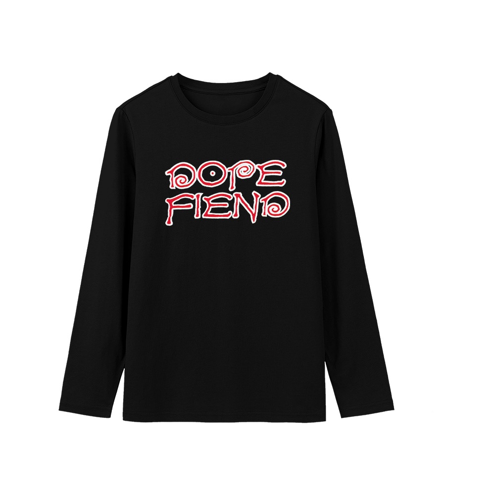 Dope Fiend T-Shirt – Vintage Red Typography Alternative Streetwear Graphic Tee