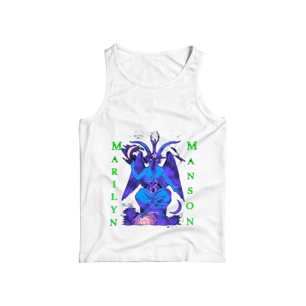 Marilyn Manson T-Shirt – Vintage Baphomet Occult Industrial Rock Band Graphic Tee