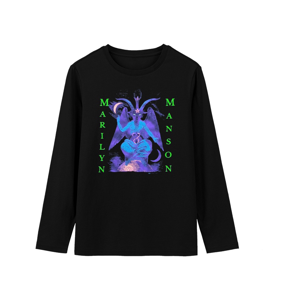 Marilyn Manson T-Shirt – Vintage Baphomet Occult Industrial Rock Band Graphic Tee
