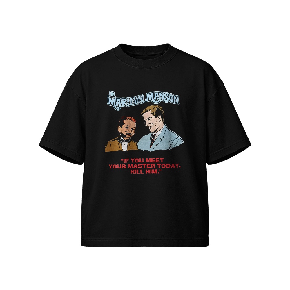 Marilyn Manson T-Shirt – Vintage If You Meet Your Master Today Kill Him Graphic Tee