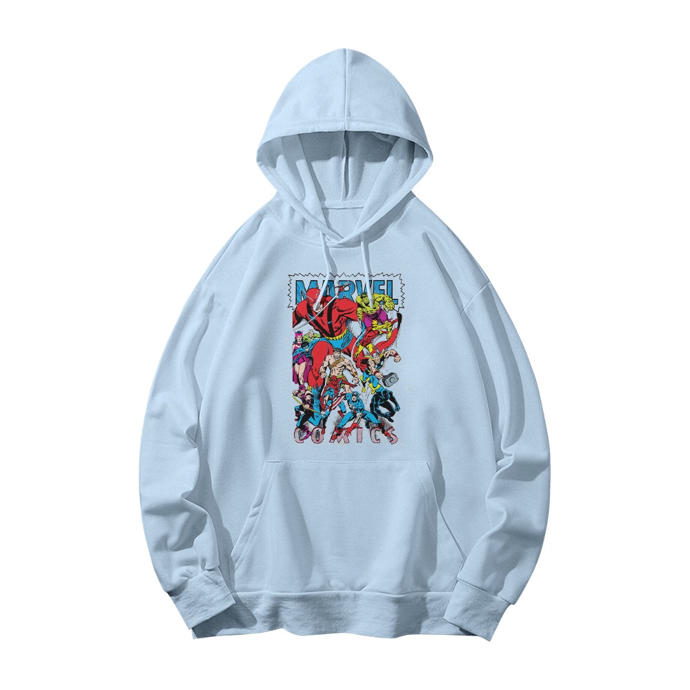 Marvel Comics T-Shirt – Vintage Classic Superhero Ensemble Graphic Tee