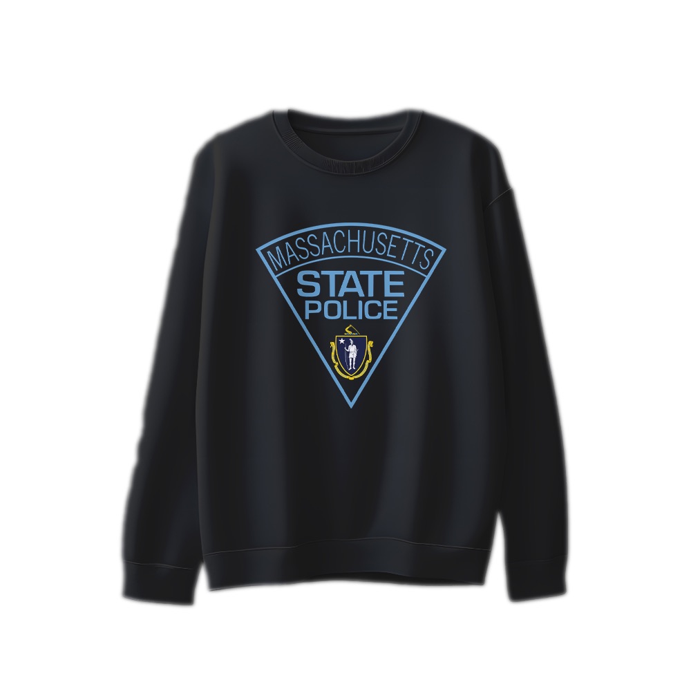 Massachusetts State Police T-Shirt – Vintage State Trooper Shield Graphic Tee