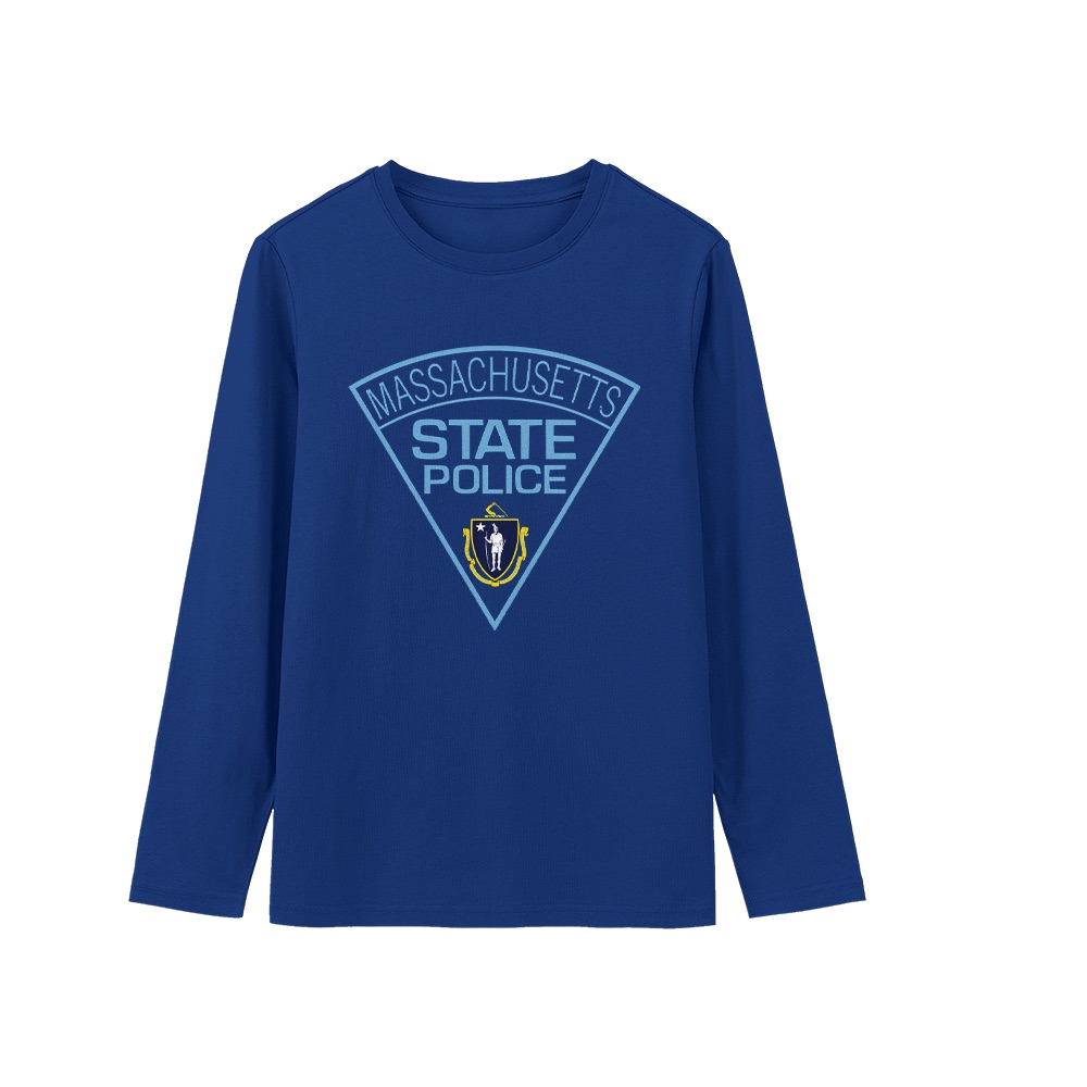 Massachusetts State Police T-Shirt – Vintage State Trooper Shield Graphic Tee