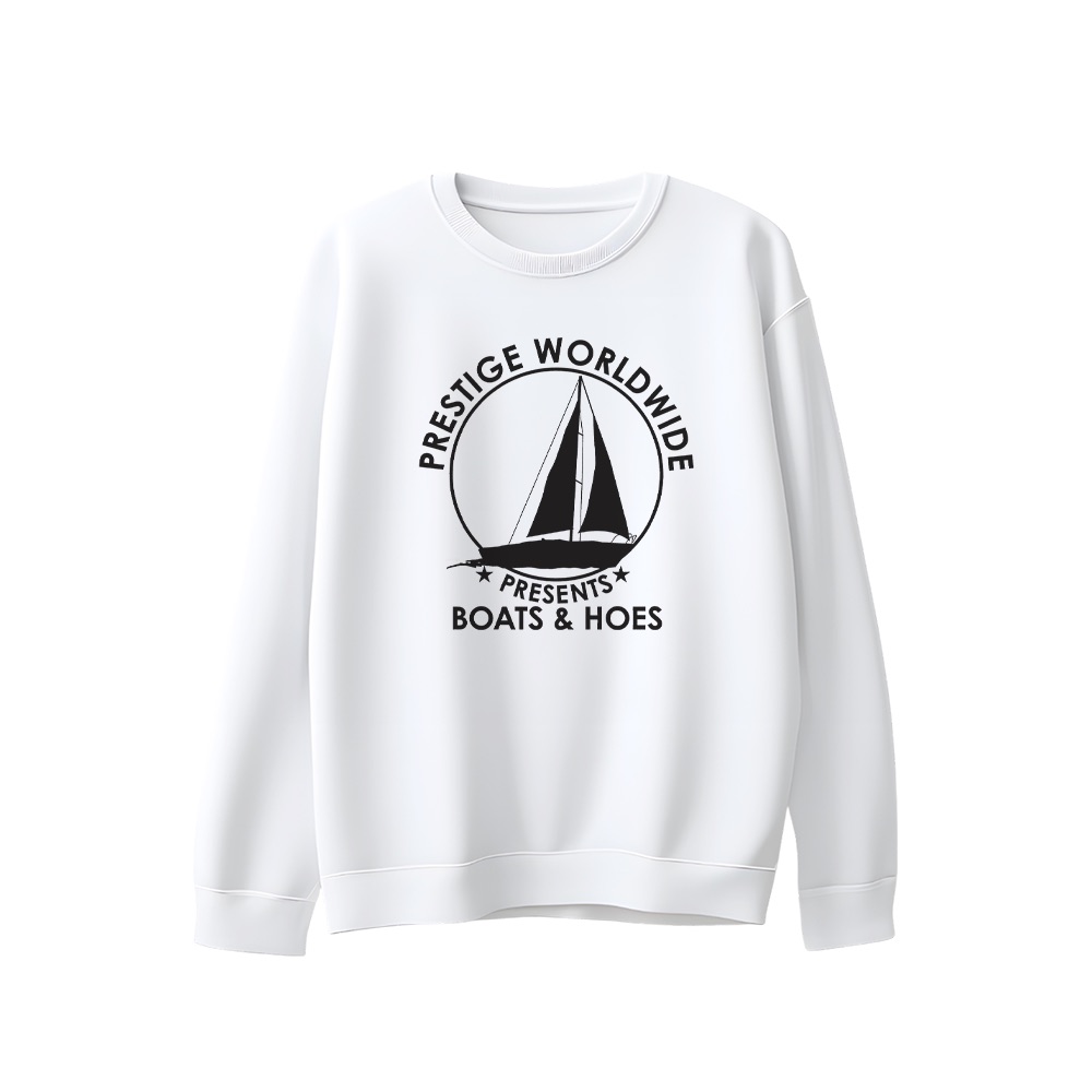 Prestige Worldwide T-Shirt – Vintage Step Brothers Boats and Hoes Comedy Graphic Tee