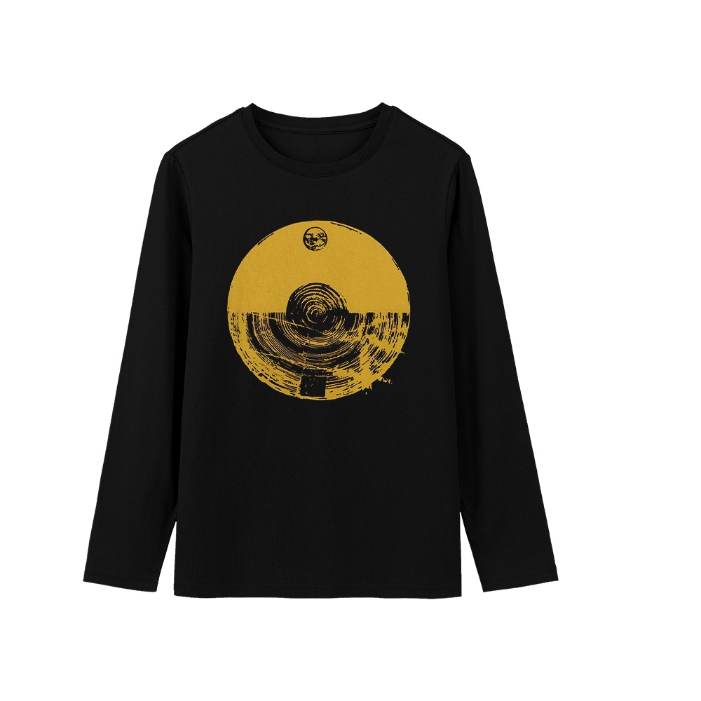Militia T-Shirt – Vintage Industrial Metal Distressed Sun Planet Graphic Tee