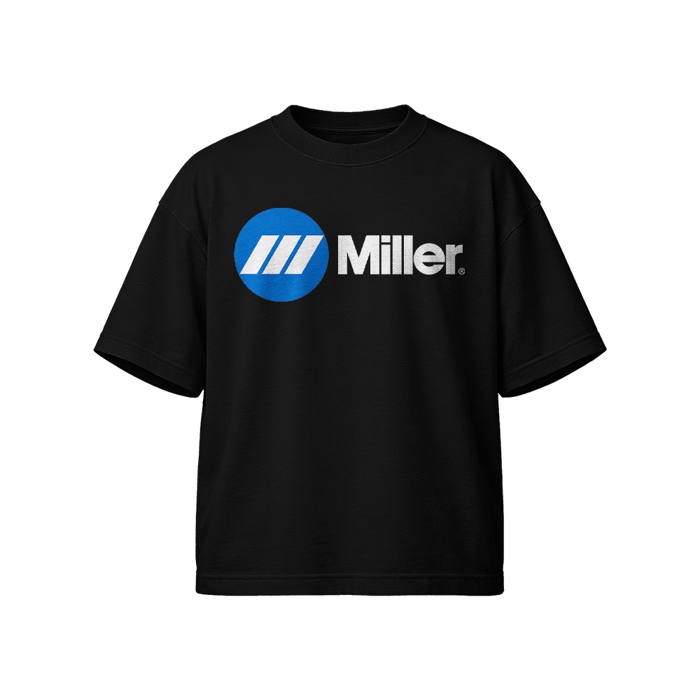 Miller Electric T-Shirt – Vintage Welding Equipment Industrial Logo Graphic Tee