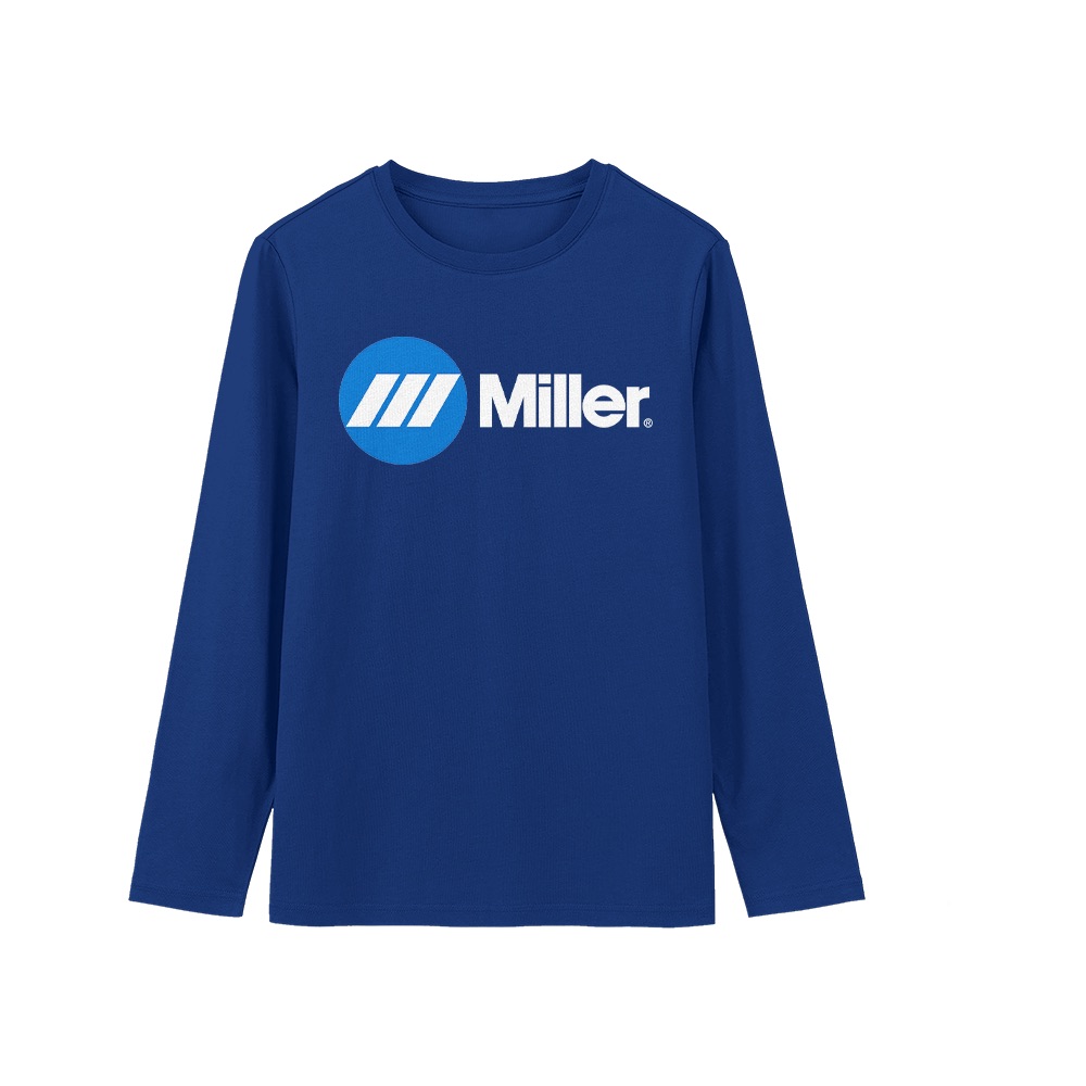 Miller Electric T-Shirt – Vintage Welding Equipment Industrial Logo Graphic Tee