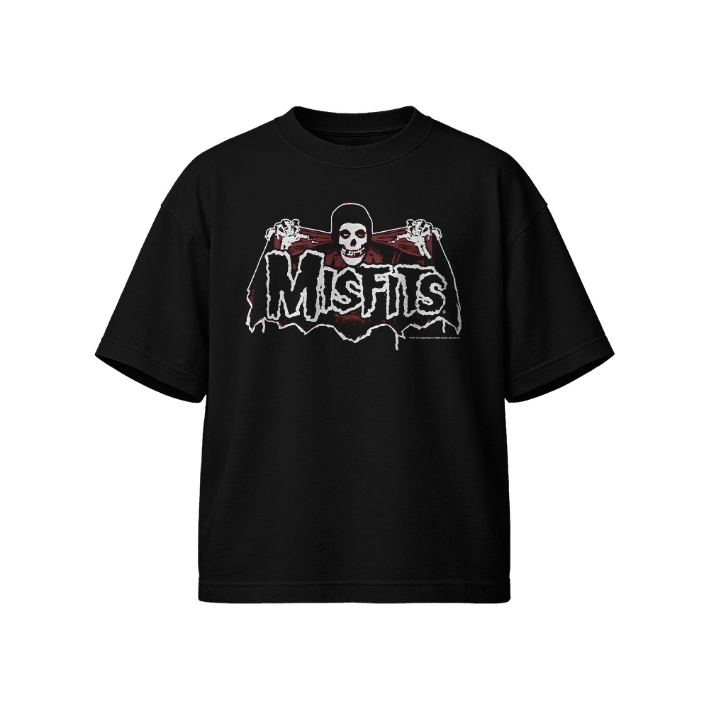 Misfits T-Shirt – Vintage Horror Punk Rock Band Fiend Skull Graphic Tee