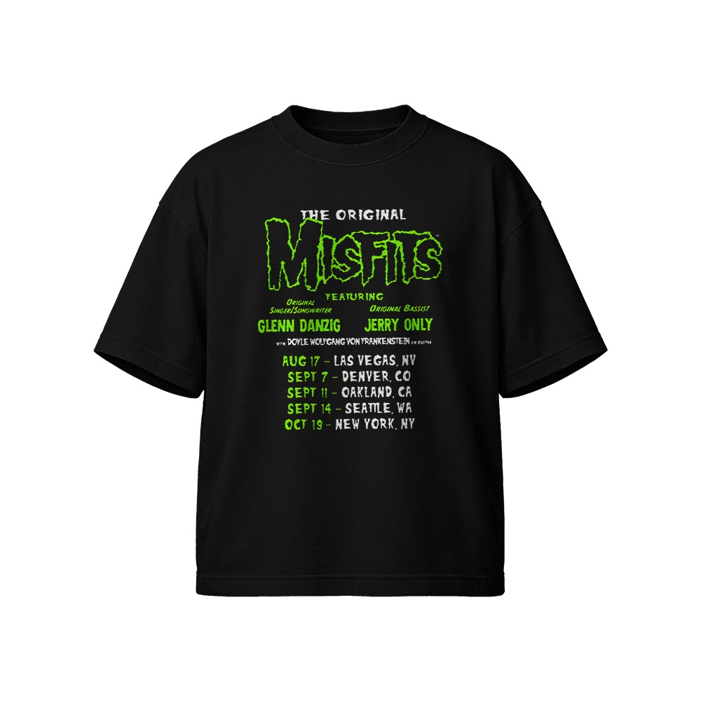 The Original Misfits T-Shirt – Vintage Horror Punk Rock Band Reunion Tour Graphic Tee