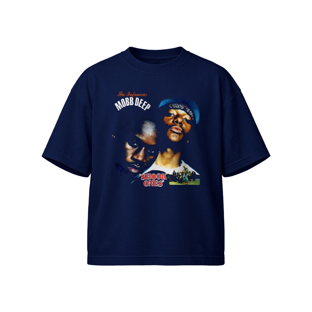 Mobb Deep T-Shirt – Vintage The Infamous Shook Ones East Coast Hip Hop Graphic Tee