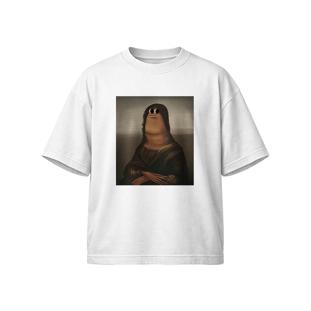 Mona Lisa Meme T-Shirt – Vintage Fine Art Parody Funny Graphic Tee