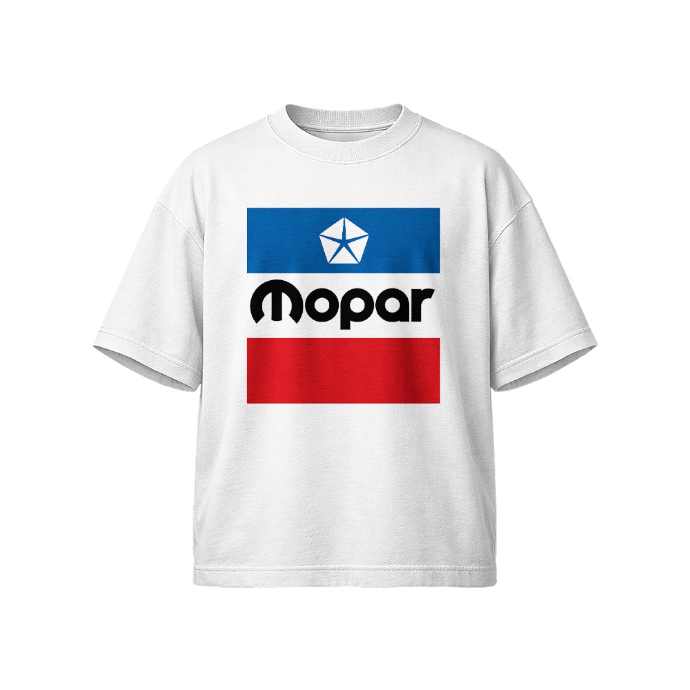 Mopar T-Shirt – Vintage Muscle Car Automotive Parts Racing Logo Graphic Tee