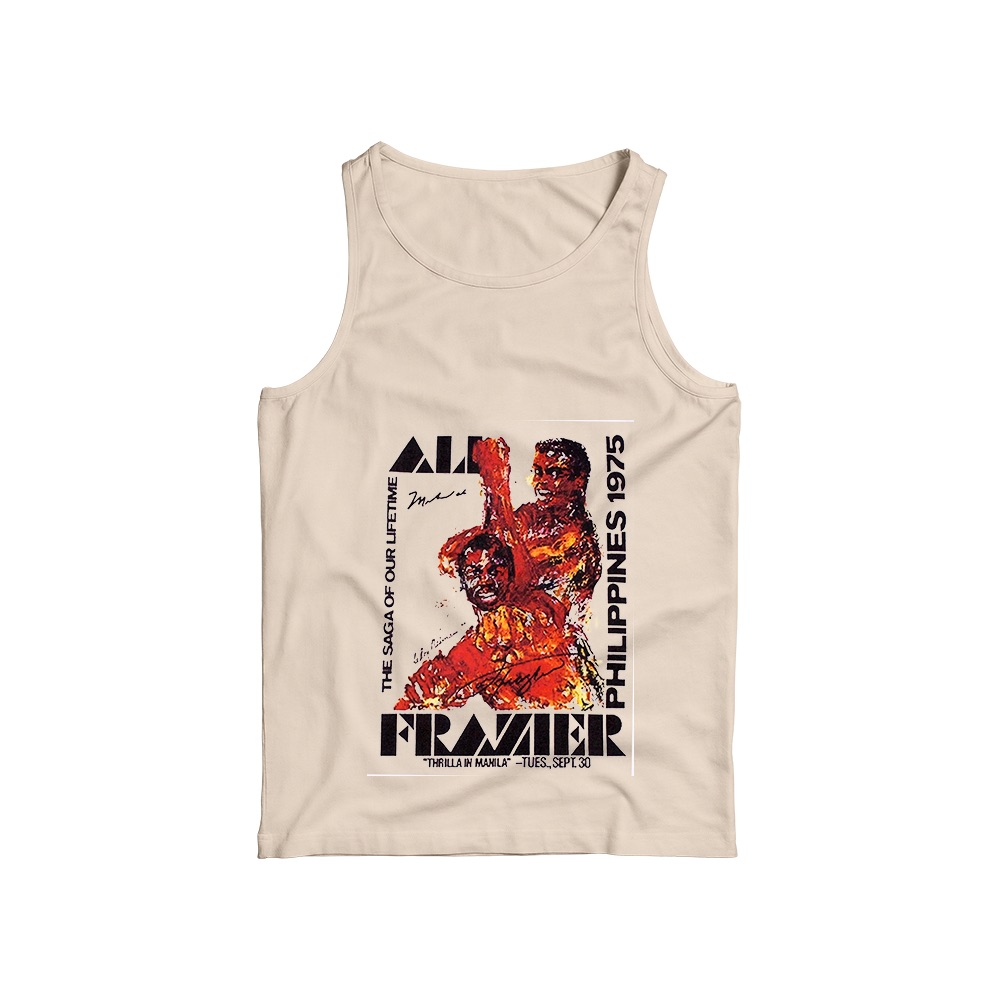 Muhammad Ali T-Shirt – Vintage Thrilla in Manila Frazier Boxing Graphic Tee