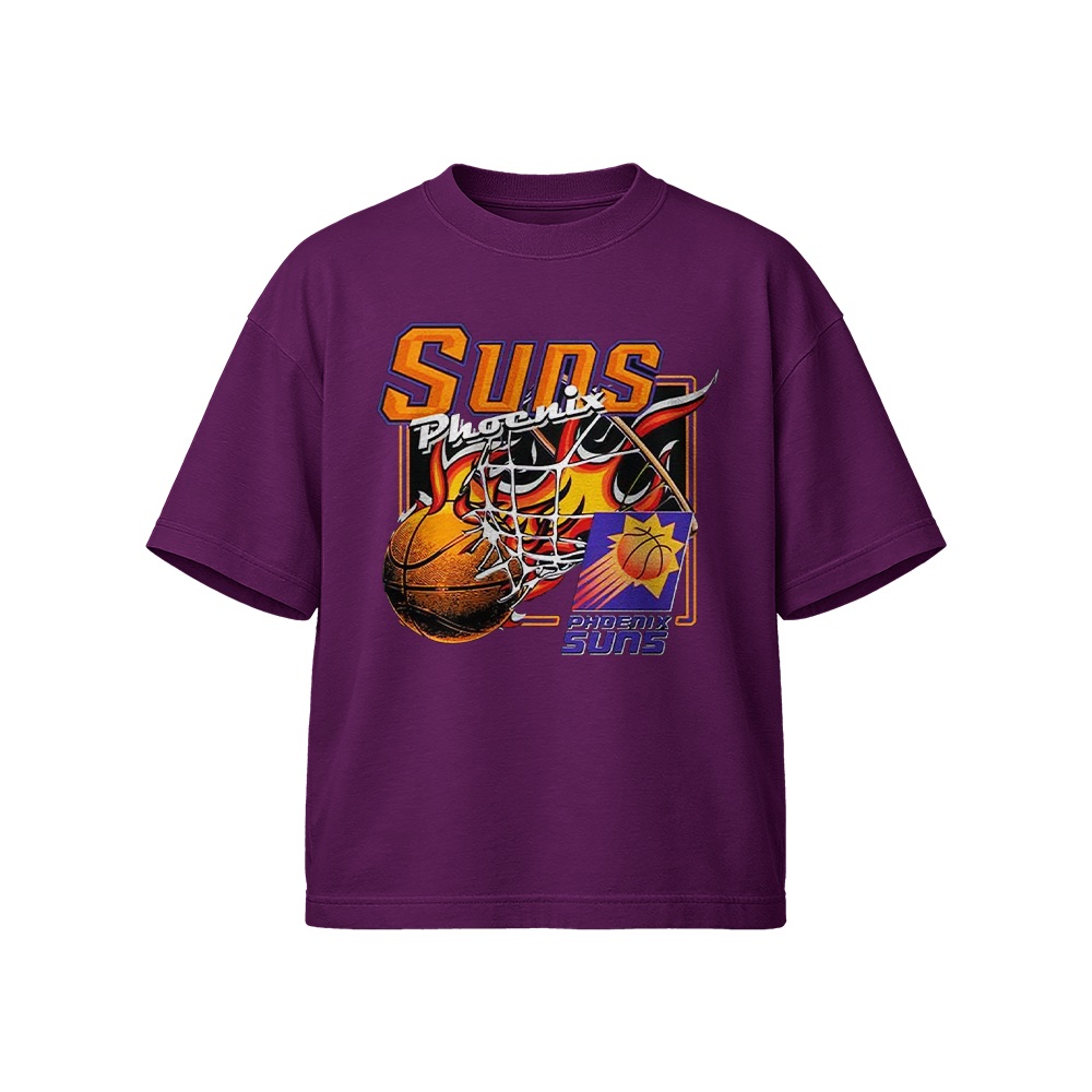 Phoenix Suns T-Shirt – Vintage Phoenix Basketball Team Retro Hoop Graphic Tee