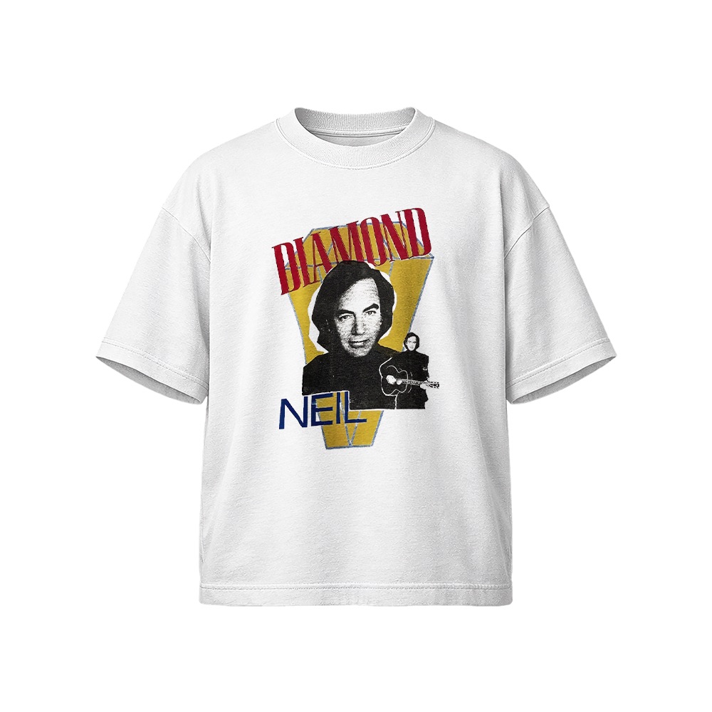 Neil Diamond T-Shirt – Vintage Retro Pop Music Singer Songwriter Graphic Tee