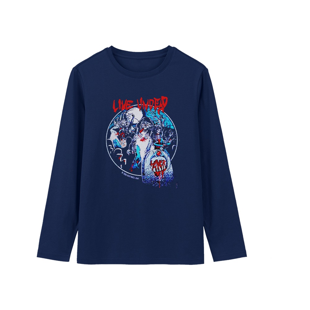 Slayer T-Shirt – Vintage Live Undead Thrash Metal Band Graphic Tee