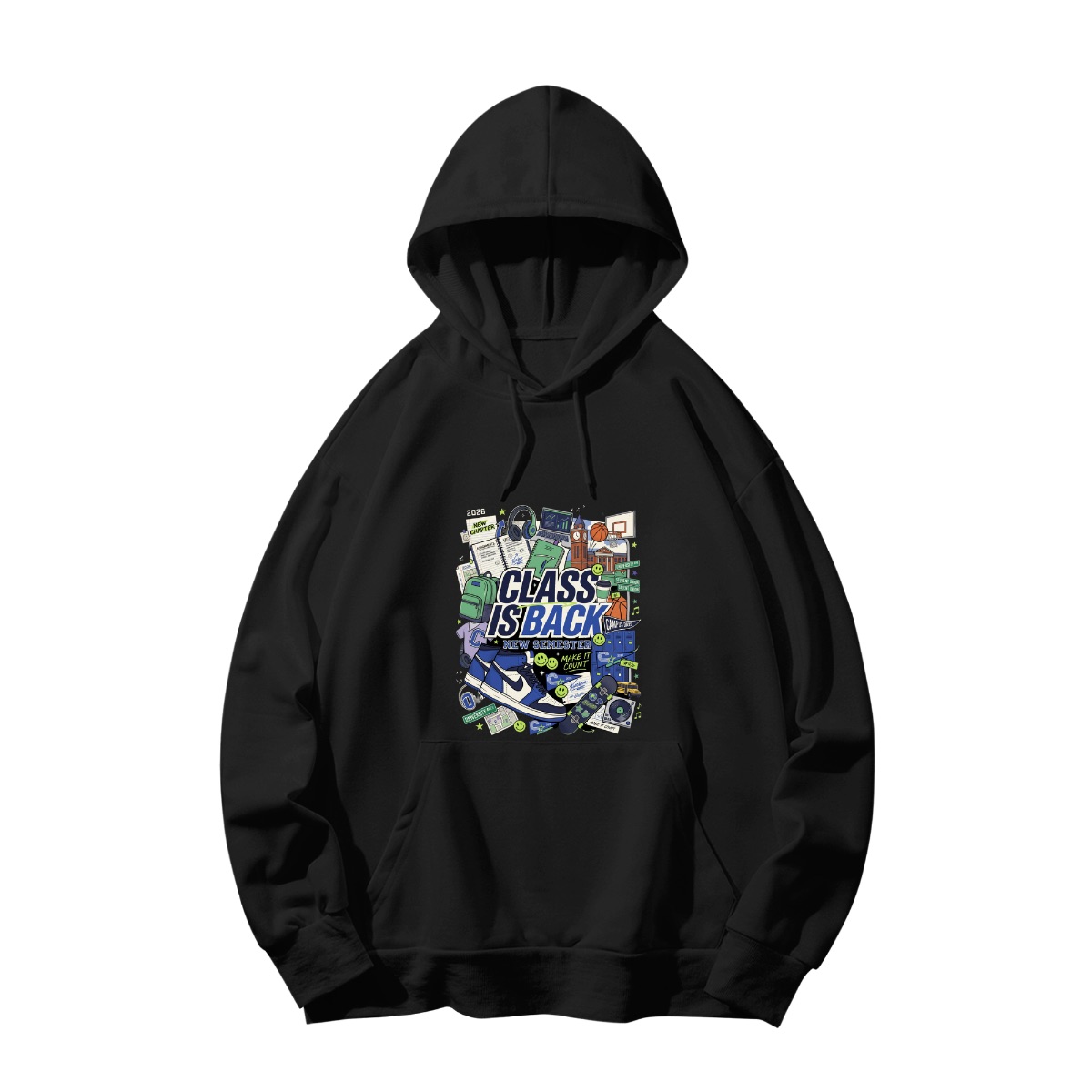 Class Is Back Unisex Streetwear Graphic Tee & Hoodie | Back to Campus Collection