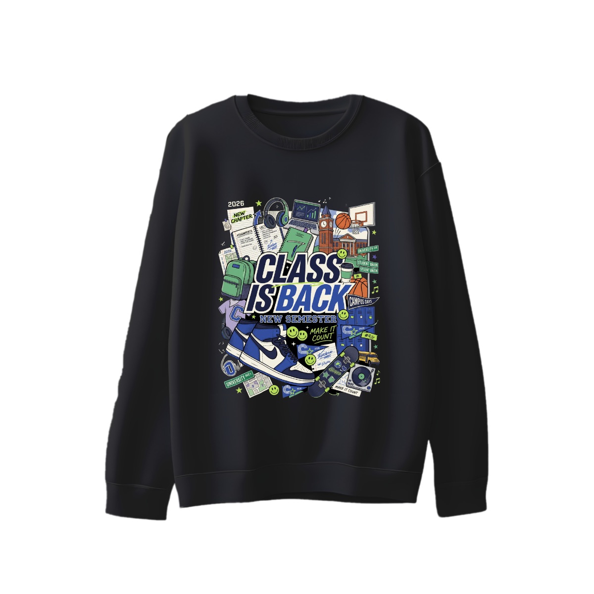 Class Is Back Unisex Streetwear Graphic Tee & Hoodie | Back to Campus Collection