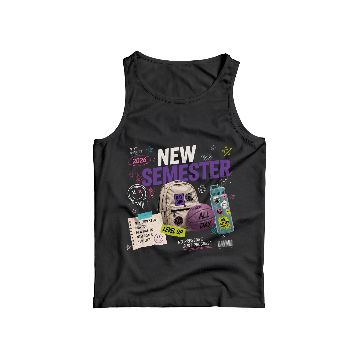 Back to School 2026 Shirt - Oversized Campus Streetwear Graphic Tee, Student Aesthetic T-Shirt