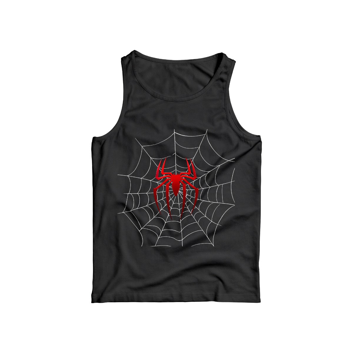 Classic Red Spider Graphic T-Shirt - Vintage Superhero Comic Apparel - Premium Black Cotton Oversized Streetwear Tee