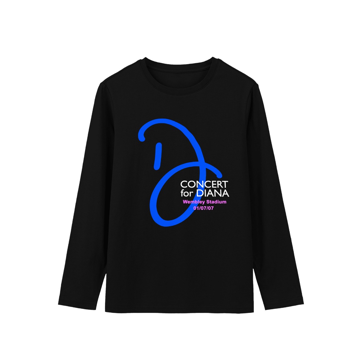 Vintage Concert for Diana T-Shirt 2007 Wembley Stadium Tribute Tee