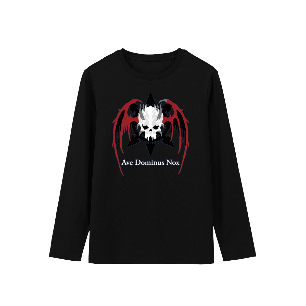 Warhammer 40k Night Lords Chaos Space Marine Skull Tee - Ave Dominus Nox