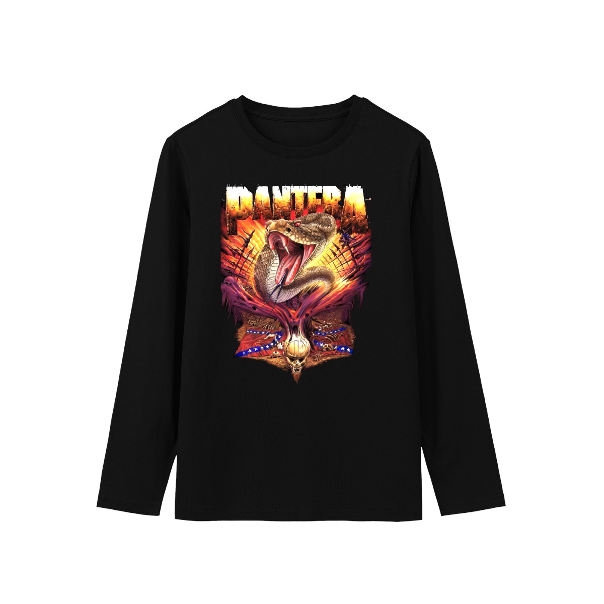 Pantera Heavy Metal Band Graphic Tee - Vintage Thrash Metal Rattlesnake Shirt