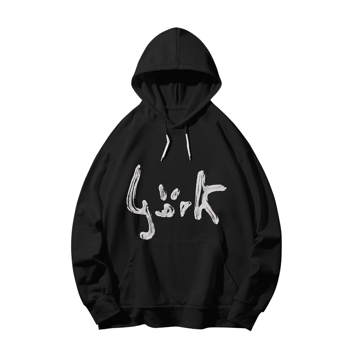 Vintage Bjork Handwritten Logo Shirt, 90s Debut Album Icelandic Singer Graphic Tee - Hoodie - Black