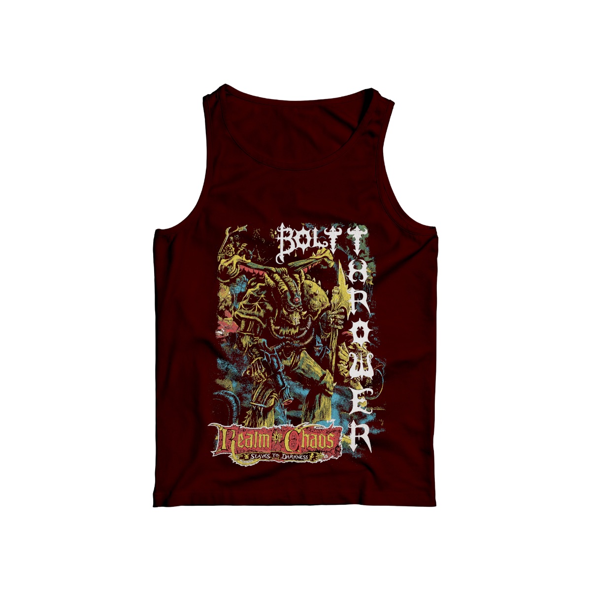 Vintage Bolt Thrower Realm of Chaos T-Shirt, Old School Death Metal Shirt, UK Death Metal Band Graphic Tee, Warhammer Fantasy Merch