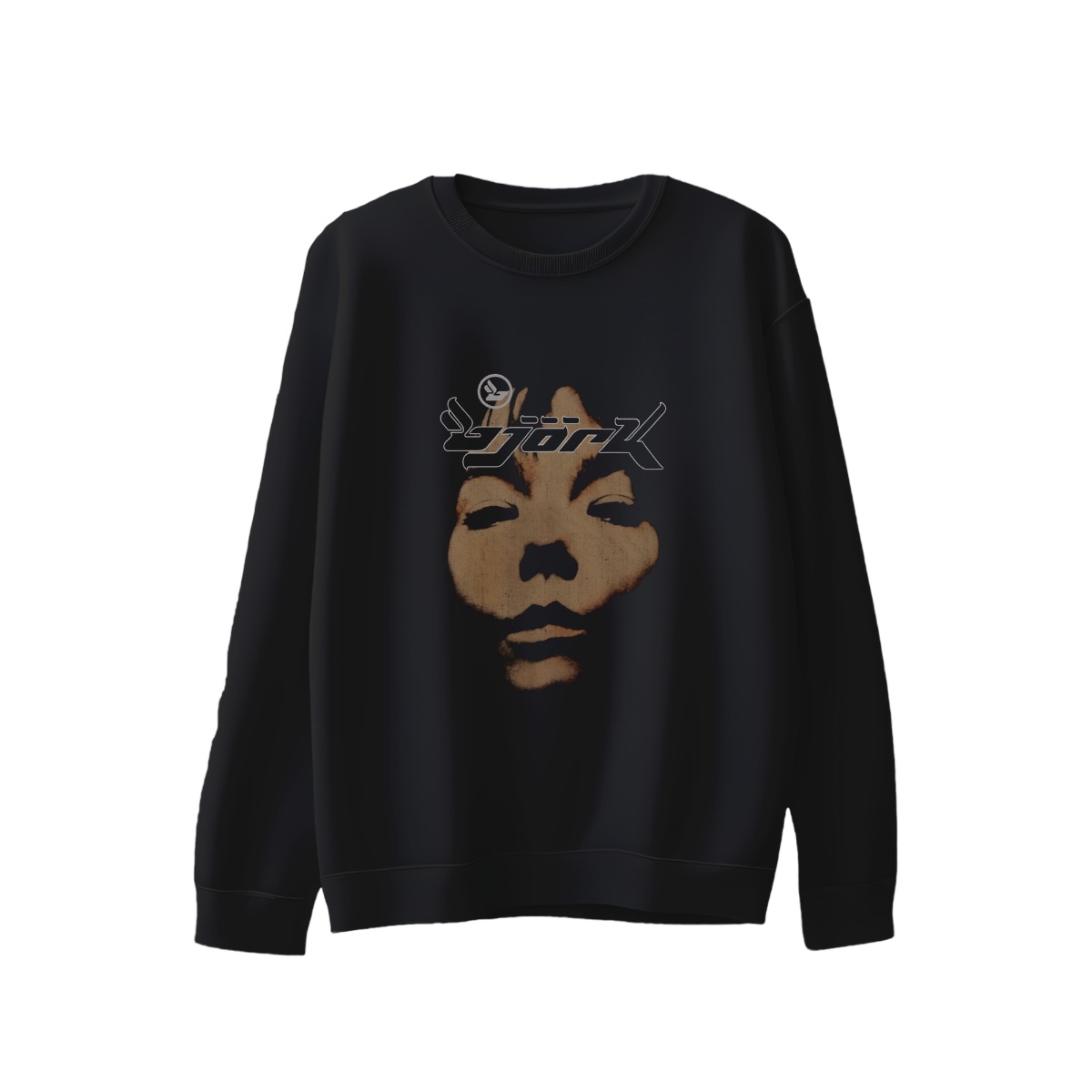 Vintage Bjork Portrait T-Shirt, 90s Electronic Pop Graphic Tee, Retro Icelandic Singer Face Art Shirt, Avant-Garde Streetwear Merch