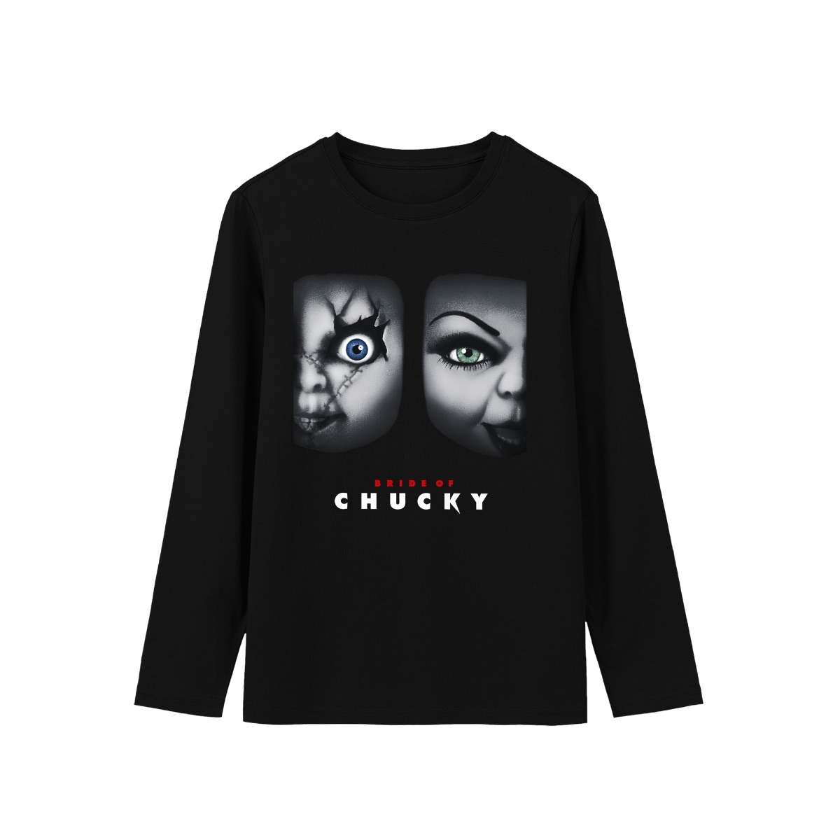 Bride of Chucky Horror Movie T-Shirt, Classic Halloween Graphic Tee, Vintage Chucky and Tiffany Doll Movie Fan Shirt