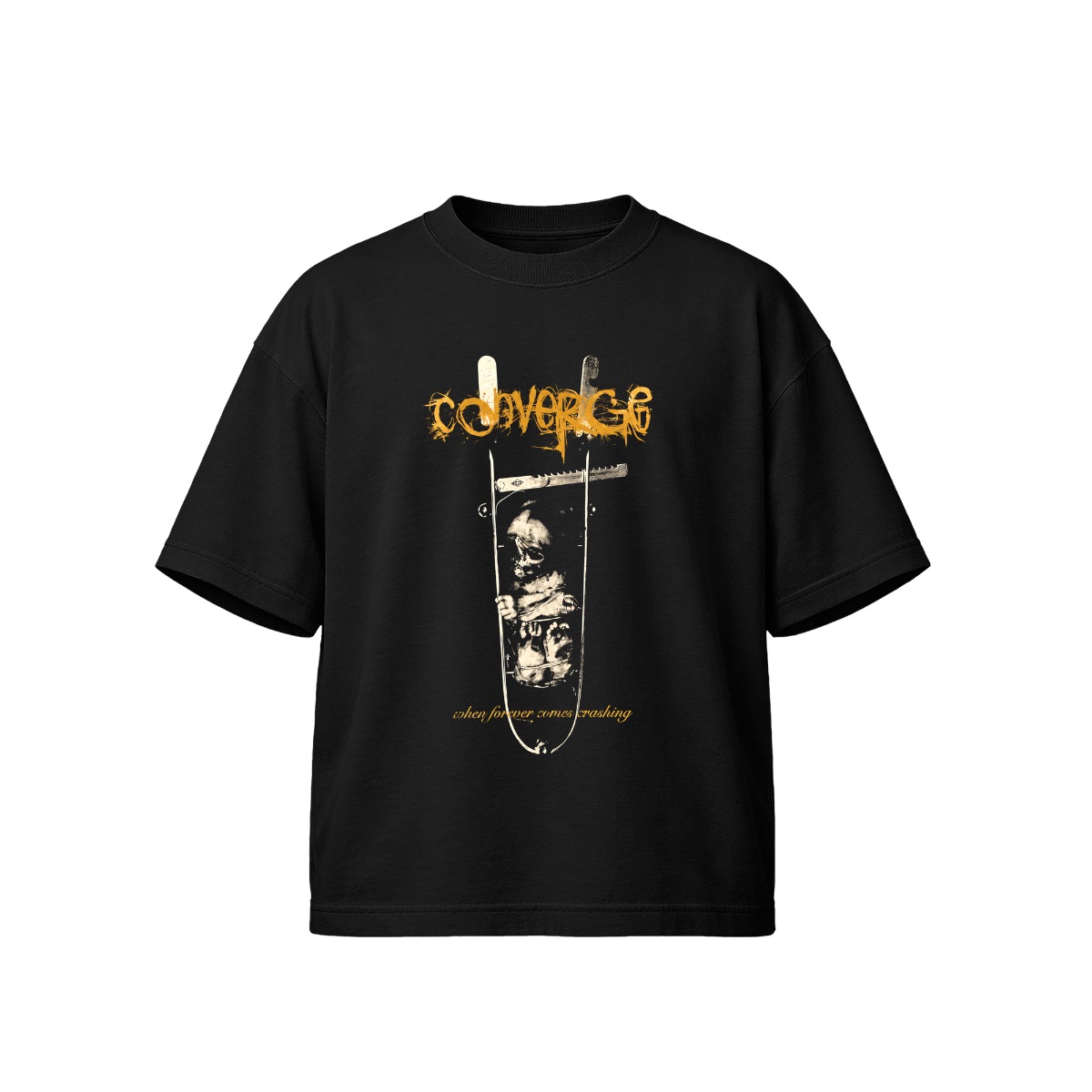 Converge When Forever Comes Crashing T-Shirt | Mathcore Metalcore Band Merch | Vintage Heavy Metal Tee