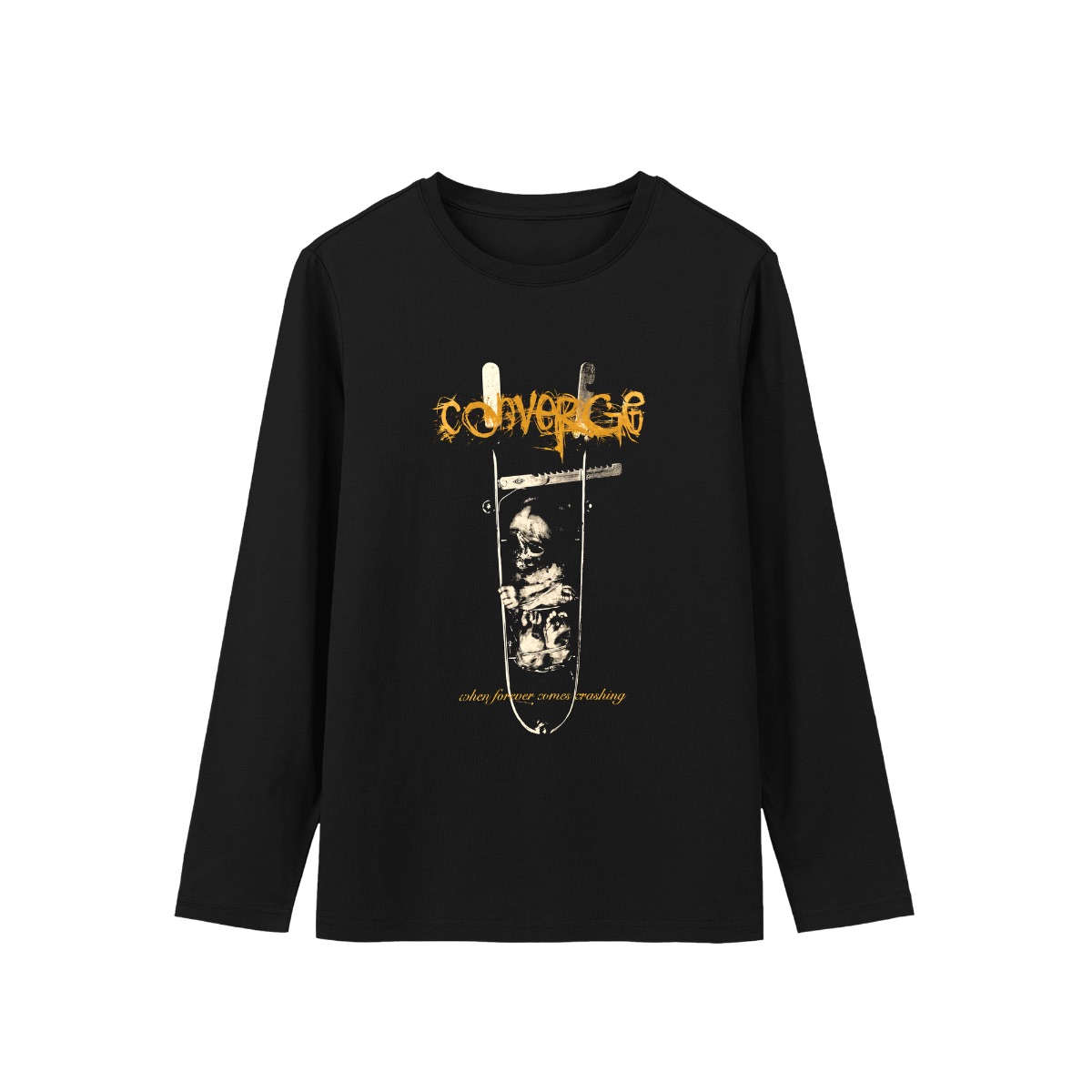 Converge When Forever Comes Crashing T-Shirt | Mathcore Metalcore Band Merch | Vintage Heavy Metal Tee