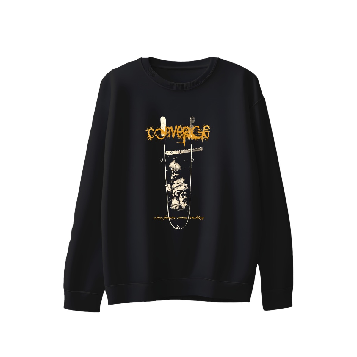 Converge When Forever Comes Crashing T-Shirt | Mathcore Metalcore Band Merch | Vintage Heavy Metal Tee