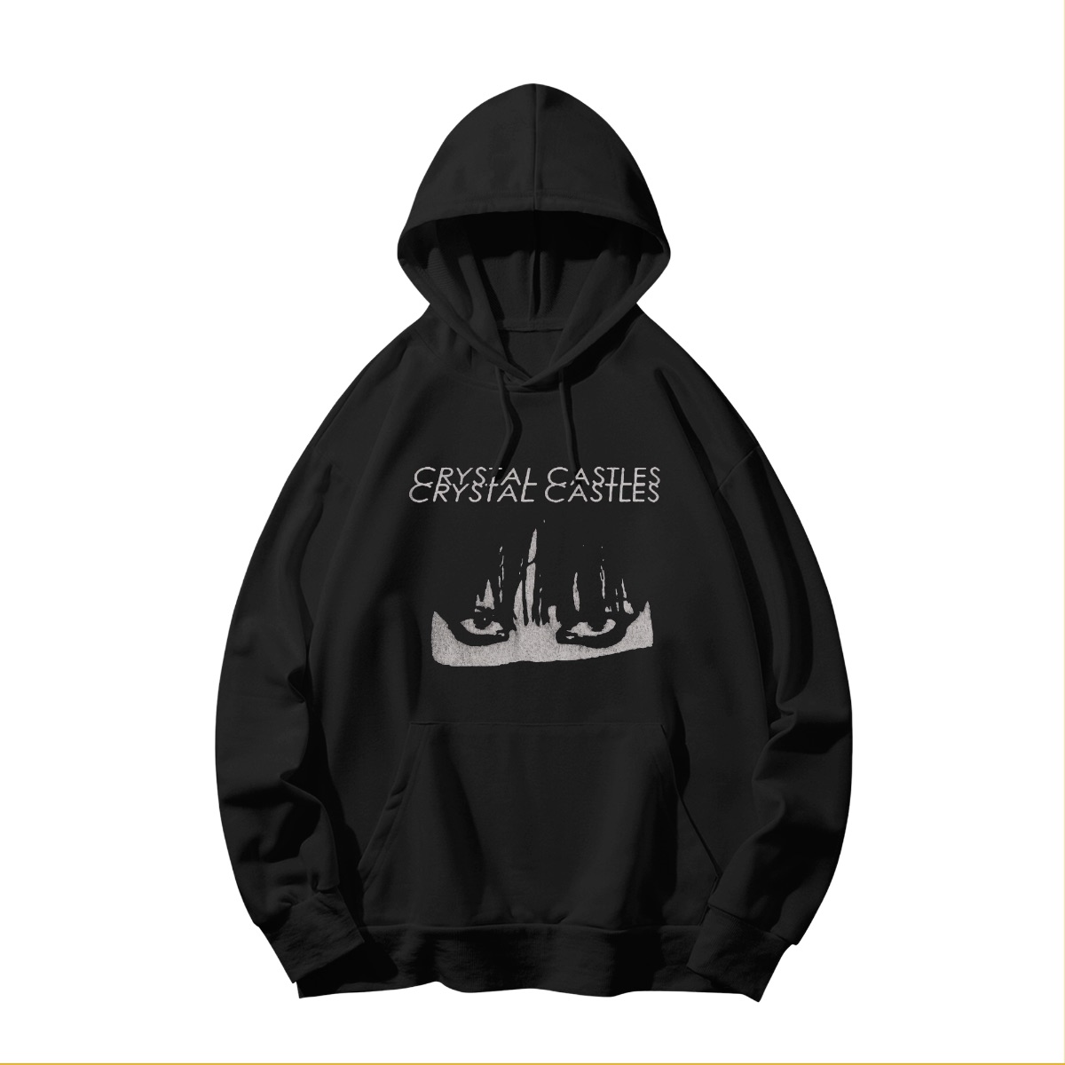Crystal Castles Eyes Graphic T-Shirt | Dark Wave Electro Band Merch | Alt Grunge Streetwear Tee