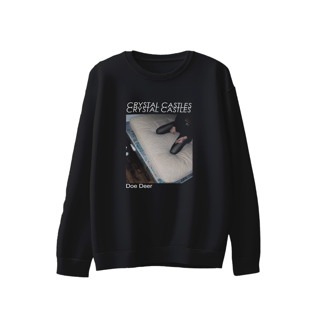 Crystal Castles Doe Deer EP T-Shirt | Electro Noise Synthpop Album Cover Tee | Y2K Indie Sleaze Merch