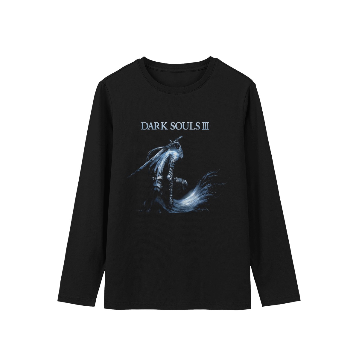 Dark Souls III Knight Graphic T-Shirt | Elden Ring Soulsborne Gaming Shirt | Dark Fantasy RPG Apparel