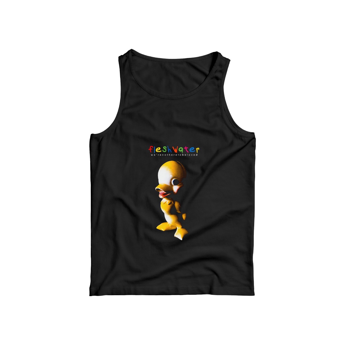 Fleshwater We're Not Here To Be Loved T-Shirt | Alternative Metal Band Merch | Grunge Shoegaze Graphic Tee