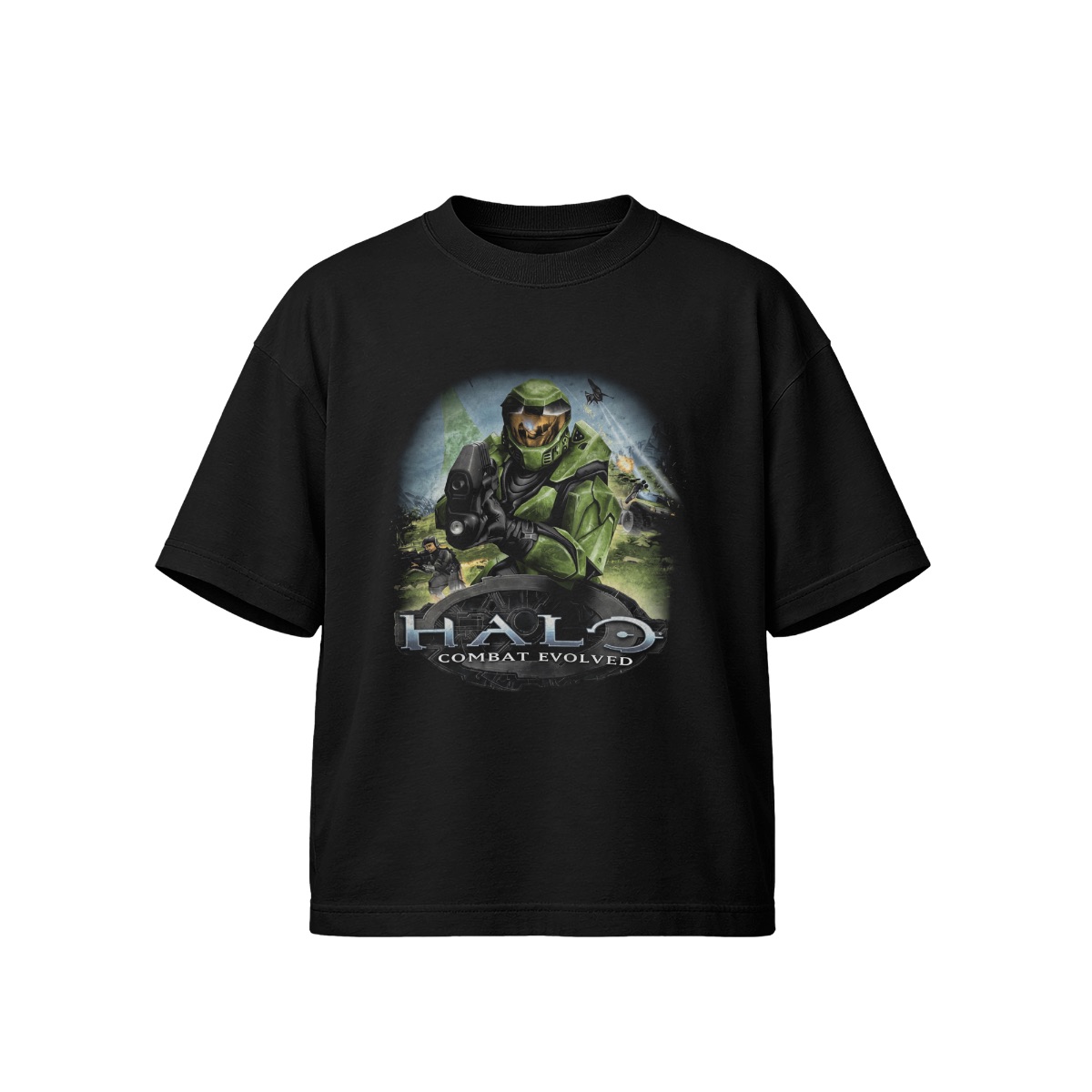 Halo Combat Evolved T-Shirt | Original 2001 Xbox Sci-Fi FPS Merch | Master Chief Classic Tee